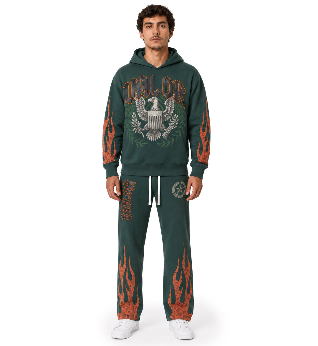PJ Mark Valor Sweatpants Green FP2675 | Pro Feet