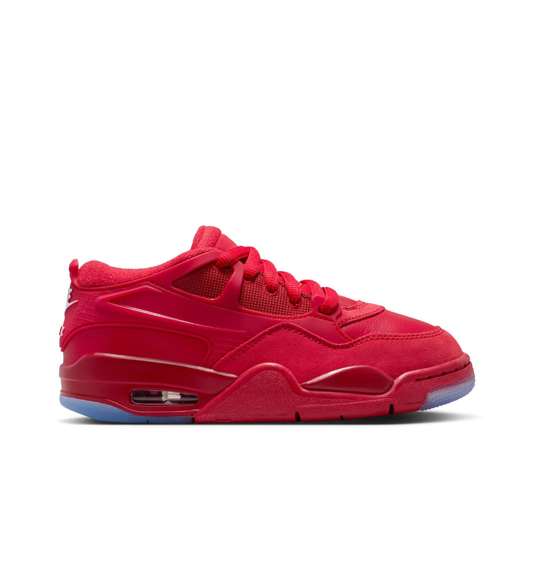 Varsity Red Nike Air Jordan 4 RM GS on white background