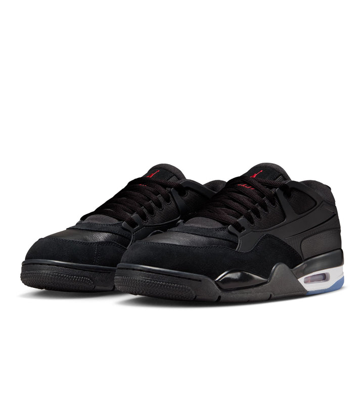 Air Jordan 4 RM — Black/Black/White/Varsity Red