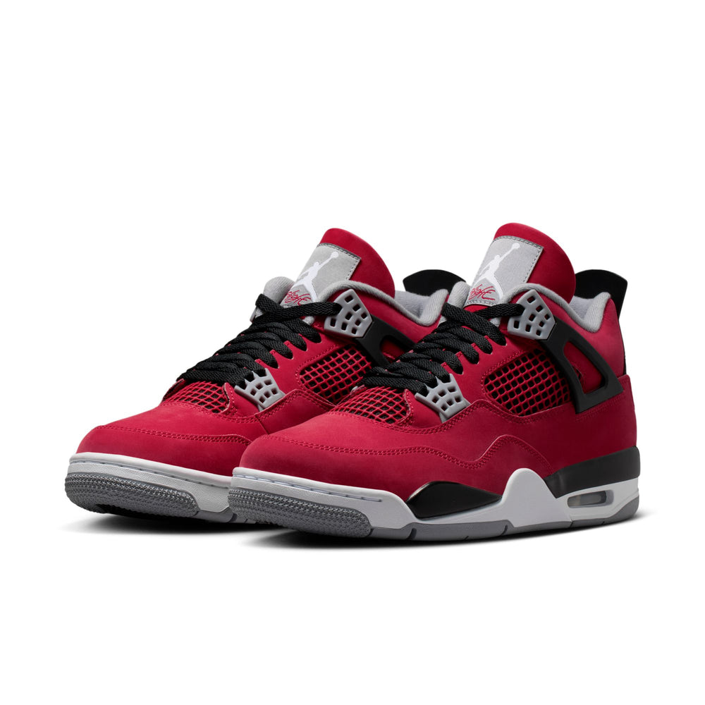 Air Jordan 4 Retro 'Toro Bravo' Fire Red/White/Black/Cement Grey FQ8138-600 | Pro Feet