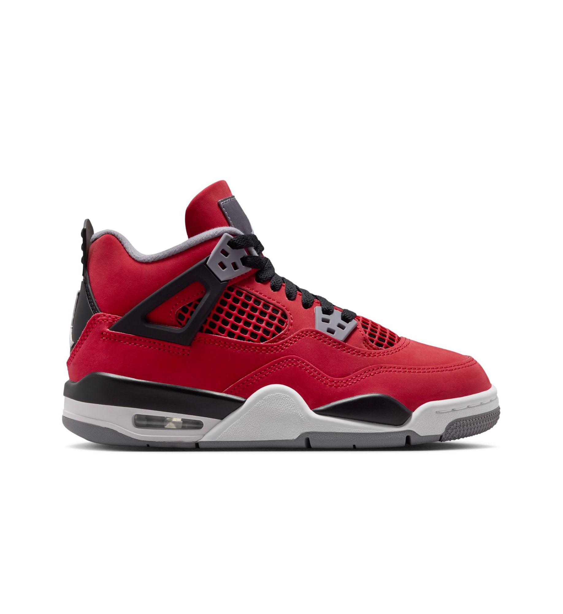 Air Jordan 4 Retro 'Toro Bravo' GS Fire Red/White/Black/Cement Grey FQ8213-600 | Pro Feet