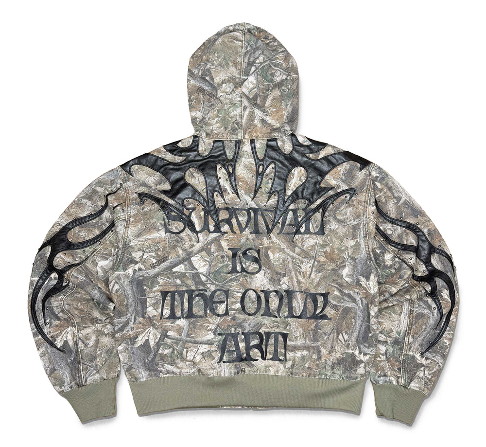 First Row Only Art Jacket Camo Black FRJ2140A | Pro Feet