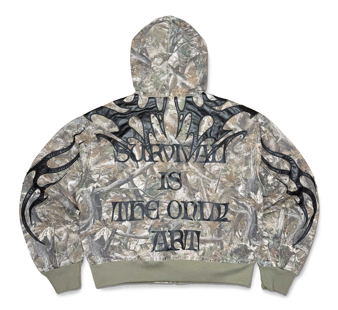 First Row Only Art Jacket Camo Black FRJ2140A | Pro Feet