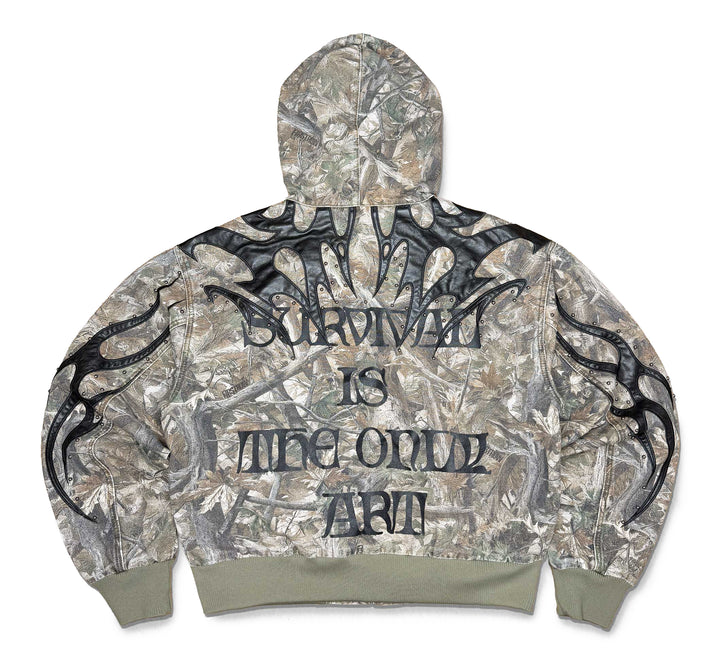 First Row Only Art Jacket Camo Black FRJ2140A | Pro Feet