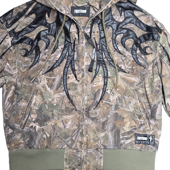 First Row Only Art Jacket Camo Black FRJ2140A | Pro Feet