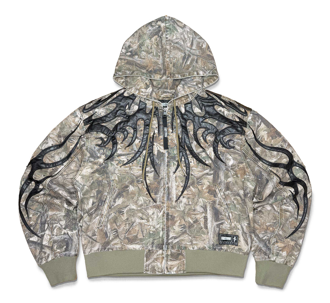 First Row Only Art Jacket Camo Black FRJ2140A | Pro Feet