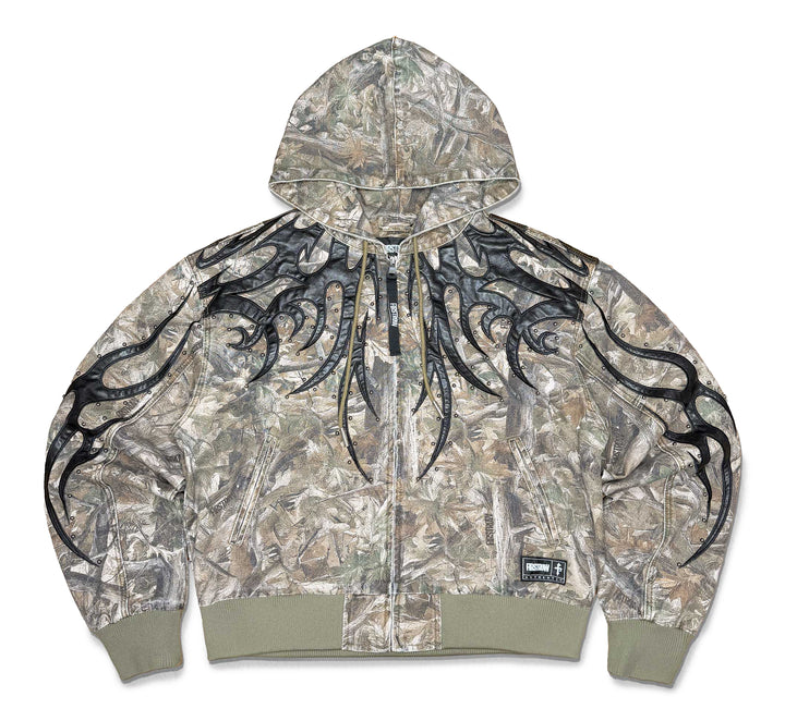 First Row Only Art Jacket Camo Black FRJ2140A | Pro Feet