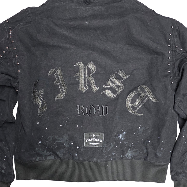 First Row Studded Clasp Jacket Black FRJ2141A | Pro Feet