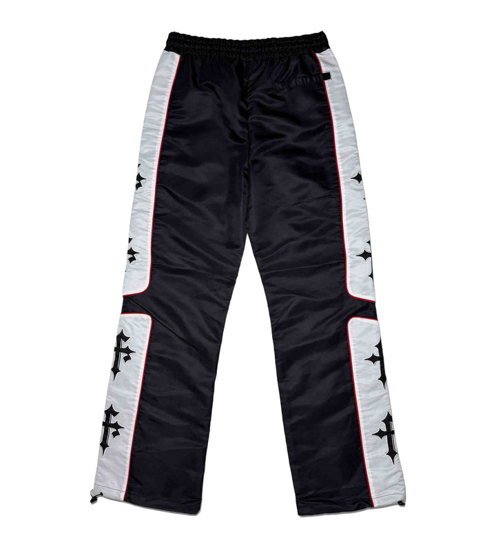 First Row State of Mind Track Pants Black White FRP4004 | Pro Feet