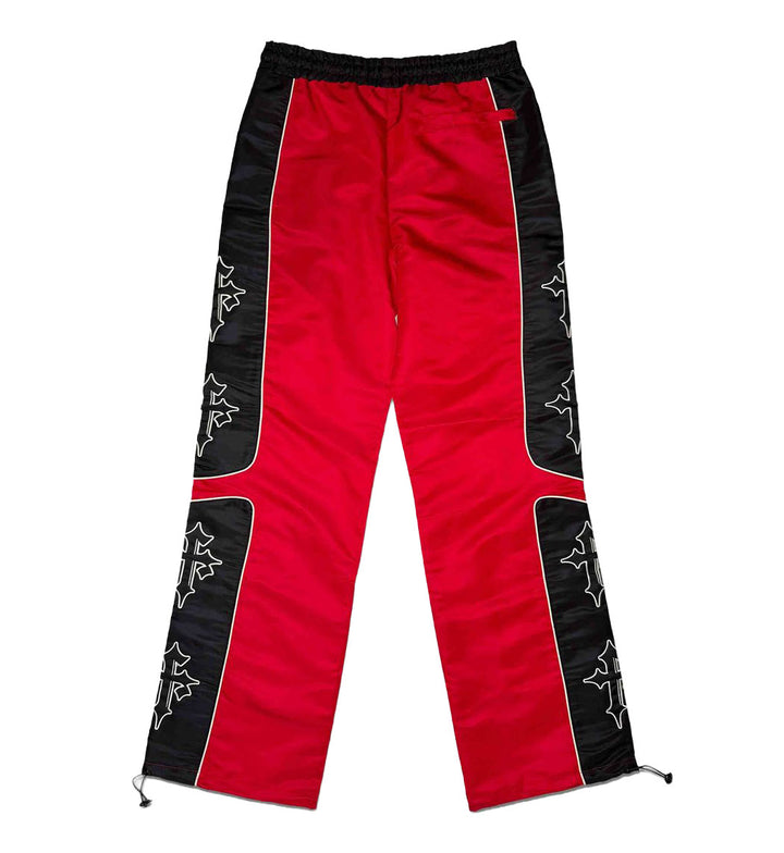 First Row State of Mind Cross Track Pants Red Black FRP4006 | Pro Feet