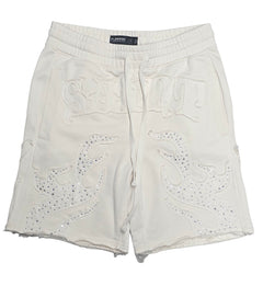 PJ Mark Spray Wash F. Terry Shorts – Bone Ash FS2601 | Pro Feet