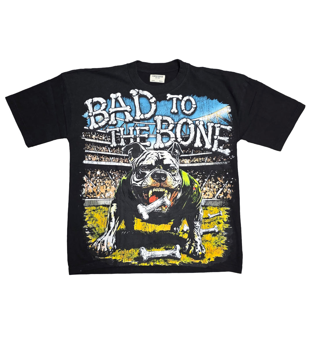 FWRD Denim Bad to the Bone T-Shirt Black FW-180968 | Pro Feet