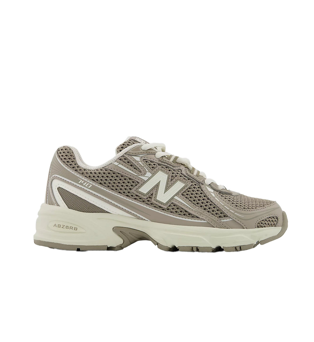 New Balance 740 GS Gray running shoe with New Balance logo on a white background