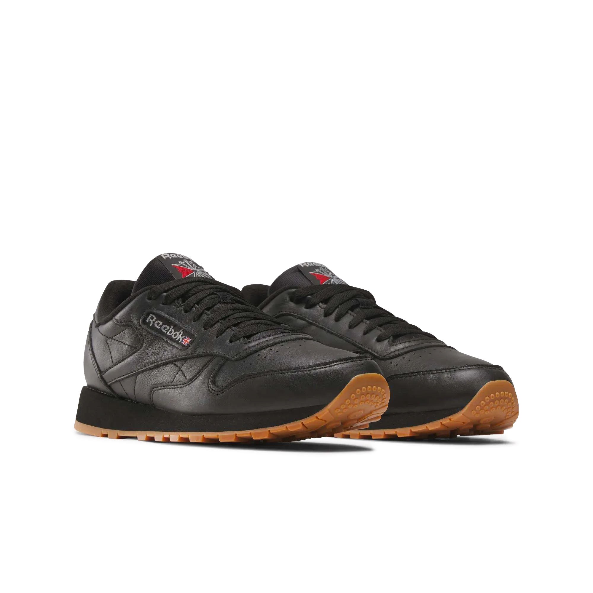 Reebok Classic Leather GS Core Black/Pure Grey 5/Gum GZ6093 | Pro Feet