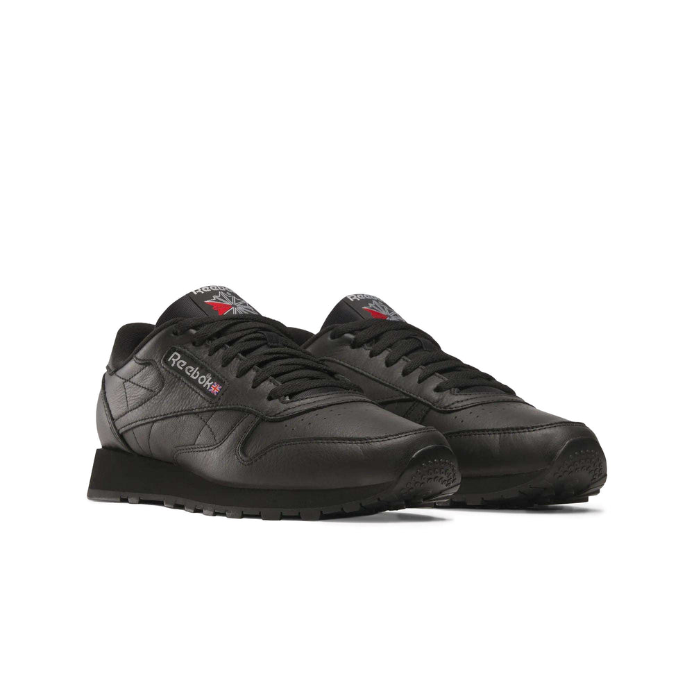 Reebok Classic Leather GS Core Black/Core Black/Pure Grey 5 GZ6094 | Pro Feet
