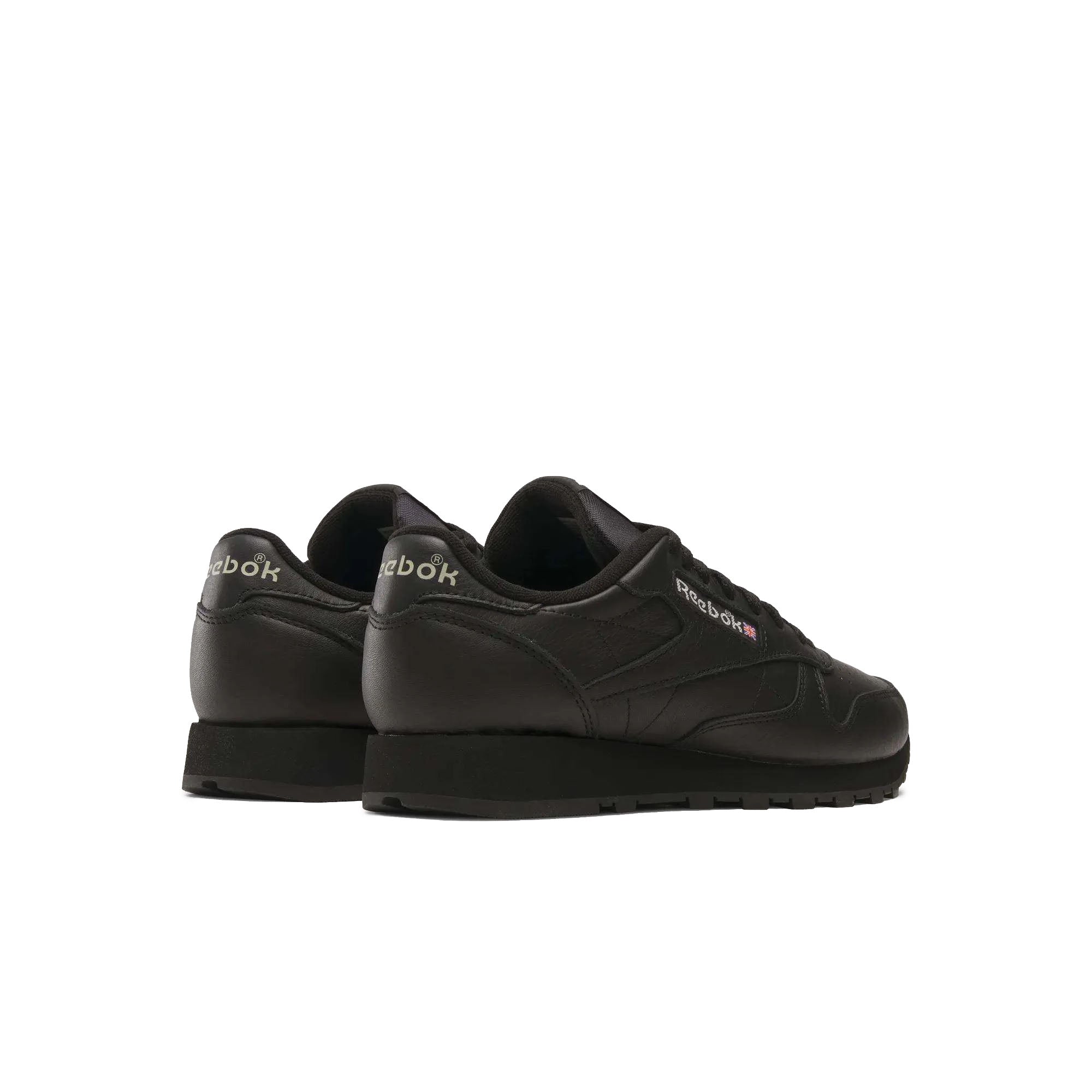 Reebok Classic Leather GS Core Black/Core Black/Pure Grey 5 GZ6094 | Pro Feet