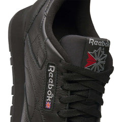 Reebok Classic Leather GS Core Black/Core Black/Pure Grey 5 GZ6094 | Pro Feet