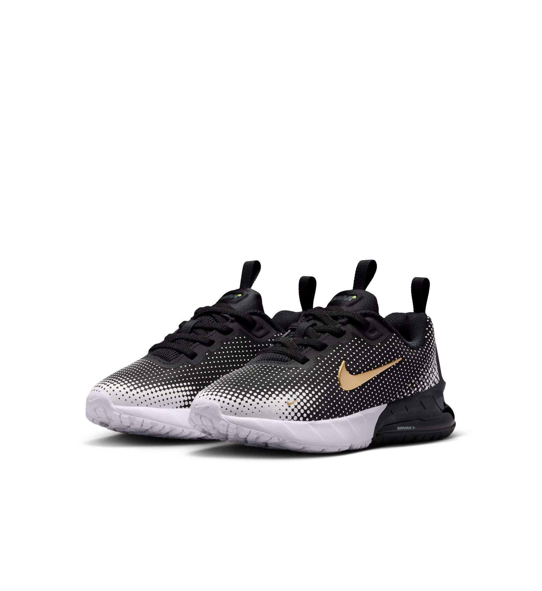 Nike Air Max Phoenix Little Kids’ Shoes “Black/Metallic Gold/White” (HF7053-007)