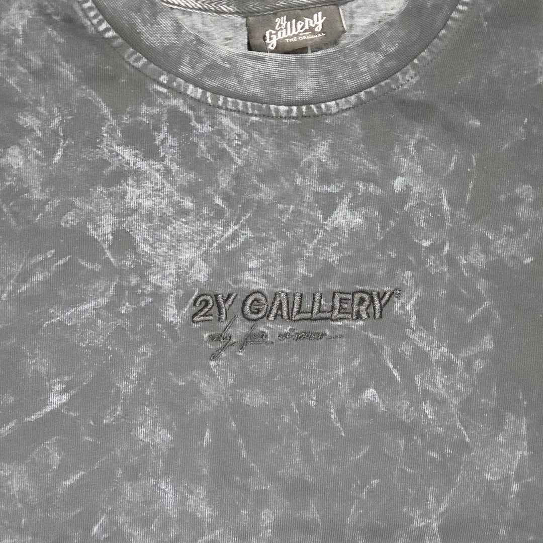 2Y Premium Gallery Heavyweight T-Shirt Charcoal HQ-215 | Pro Feet