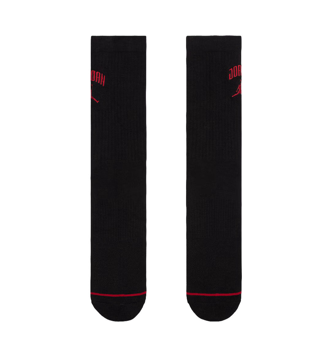 Jordan Everyday Crew Socks “Black/Gym Red” (HJ2434-010)