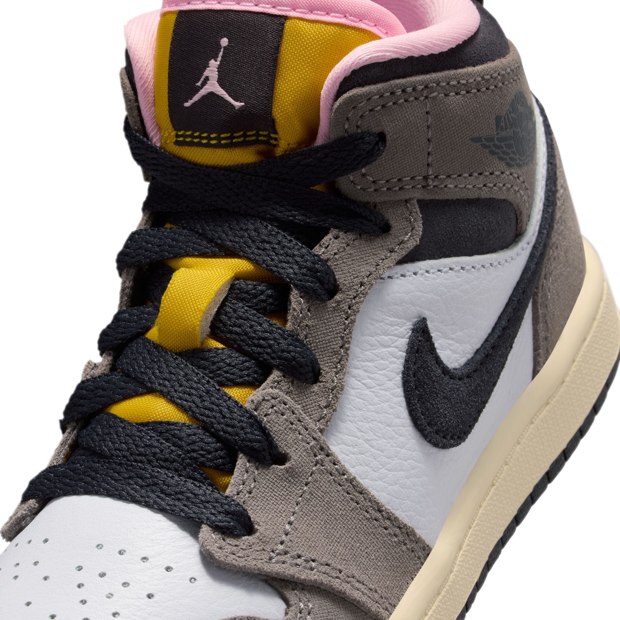 Air Jordan 1 Low PS White/Cave Stone/Dark Sulfur/Oil Grey (HQ2013-100)