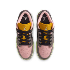 Air Jordan 1 Low SE GS Oil Grey/White-Cave Stone-Arctic Punch (HQ2021-005)