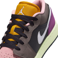Air Jordan 1 Low SE GS Oil Grey/White-Cave Stone-Arctic Punch (HQ2021-005)