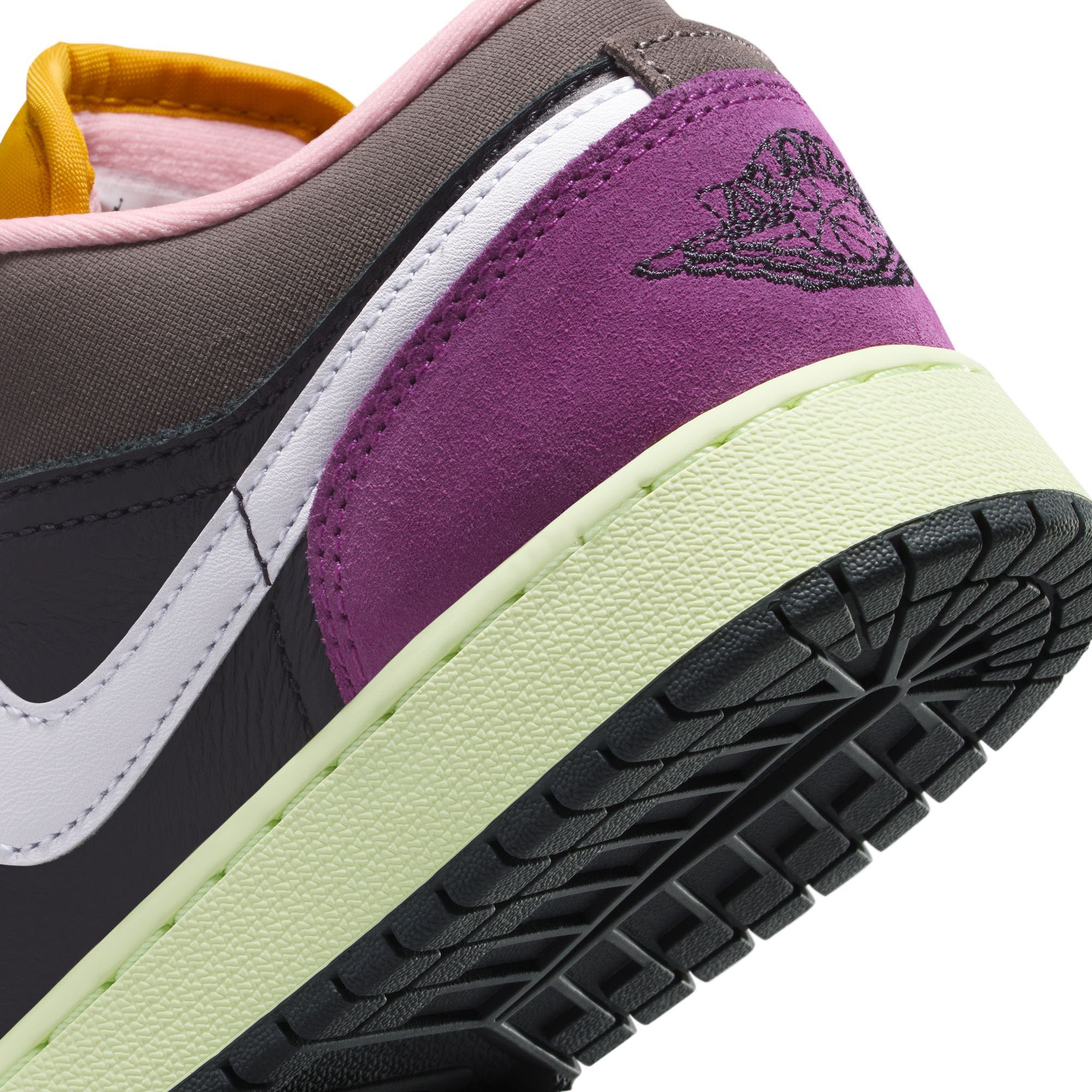 Air Jordan 1 Low SE GS Oil Grey/White-Cave Stone-Arctic Punch (HQ2021-005)