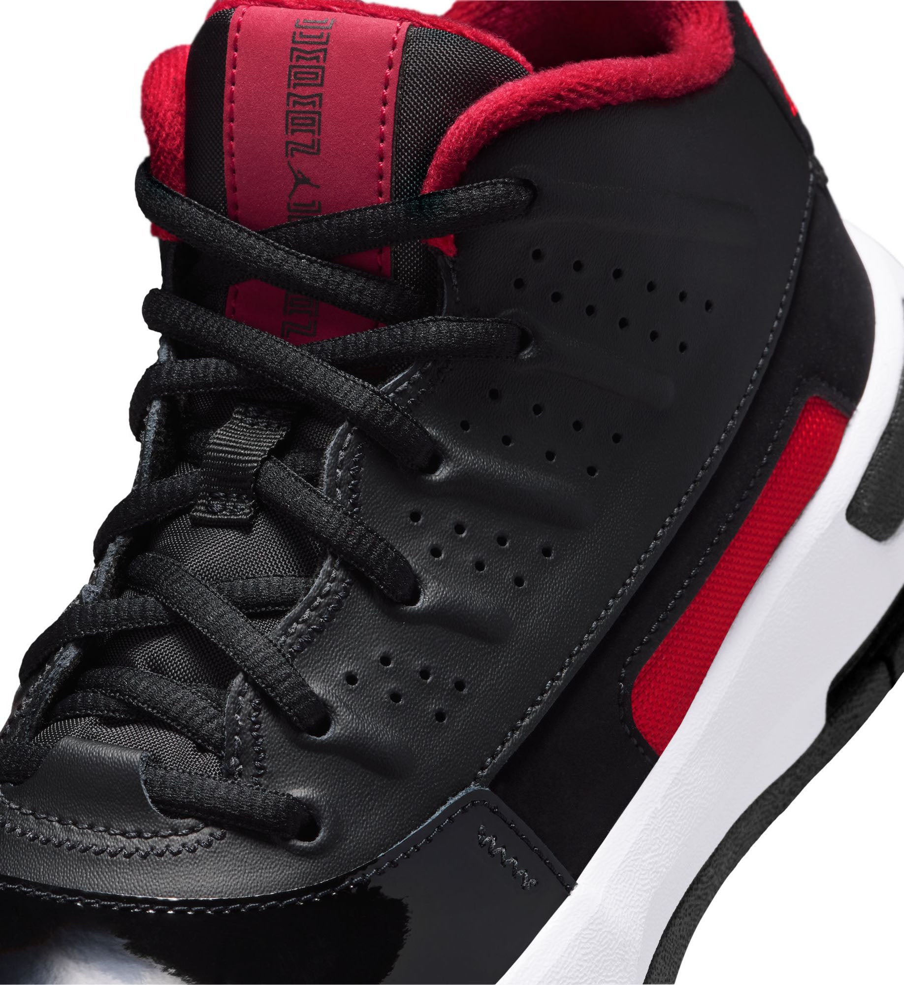 Jordan Max Aura 7 Big Kids’ Shoes “Black/Varsity Red/White” (HQ2089-003)