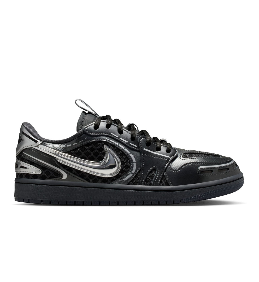 Air Jordan 1 Low Method of Make Black Women's "Metallic Silver White Anthracite" | Pro Feet | HQ2186-001