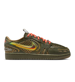 Air Jordan 1 Low Method of Make Women’s “Brown Kelp/Cargo Khaki/Light Wild Mango” (HQ2186-300)