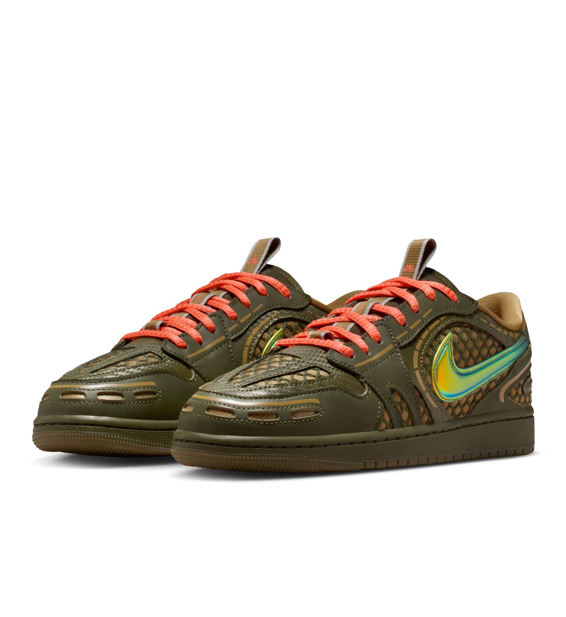 Air Jordan 1 Low Method of Make Women’s “Brown Kelp/Cargo Khaki/Light Wild Mango” (HQ2186-300)