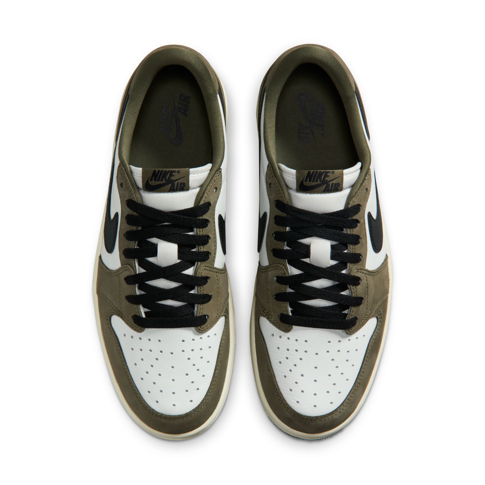 Air Jordan 1 Retro Low OG Medium Olive/Black/Summit White/Sail (HQ6998-200)