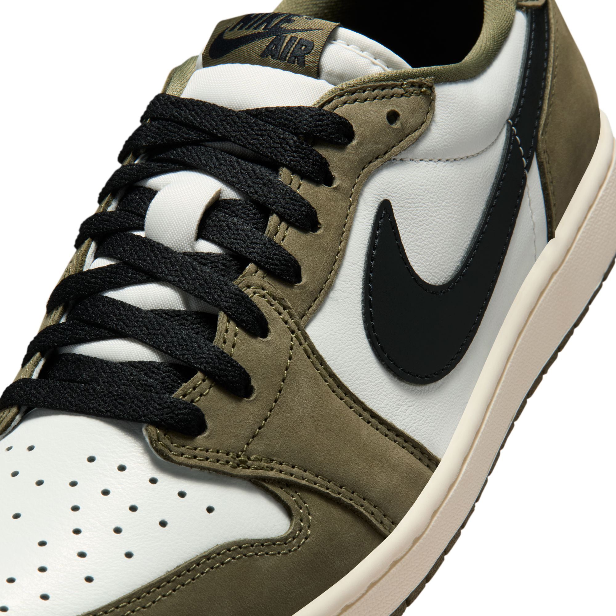 Air Jordan 1 Retro Low OG Medium Olive/Black/Summit White/Sail (HQ6998-200)