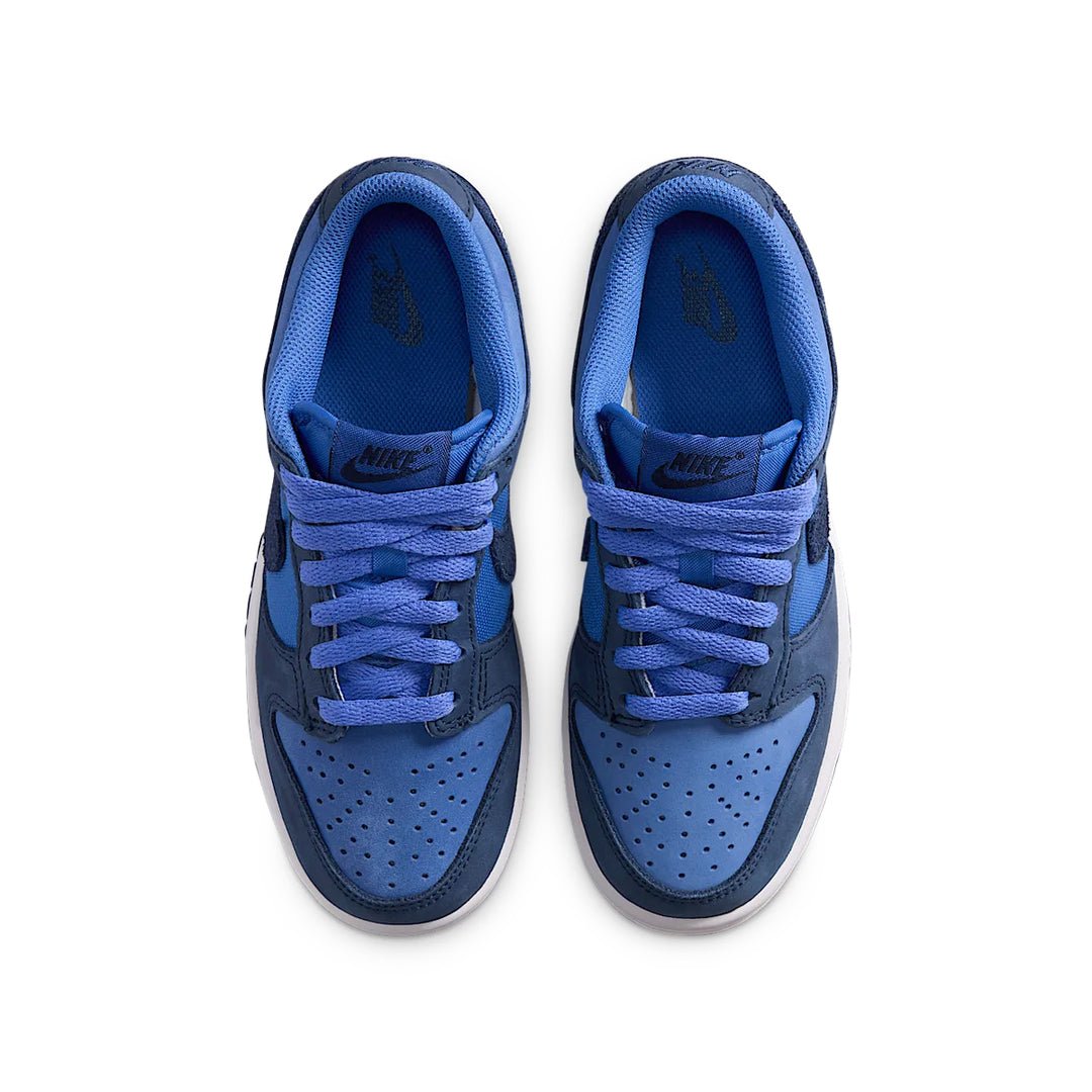 Nike Dunk Low SE GS Comet Blue White Midnight Navy HQ9293-400 | Pro Feet