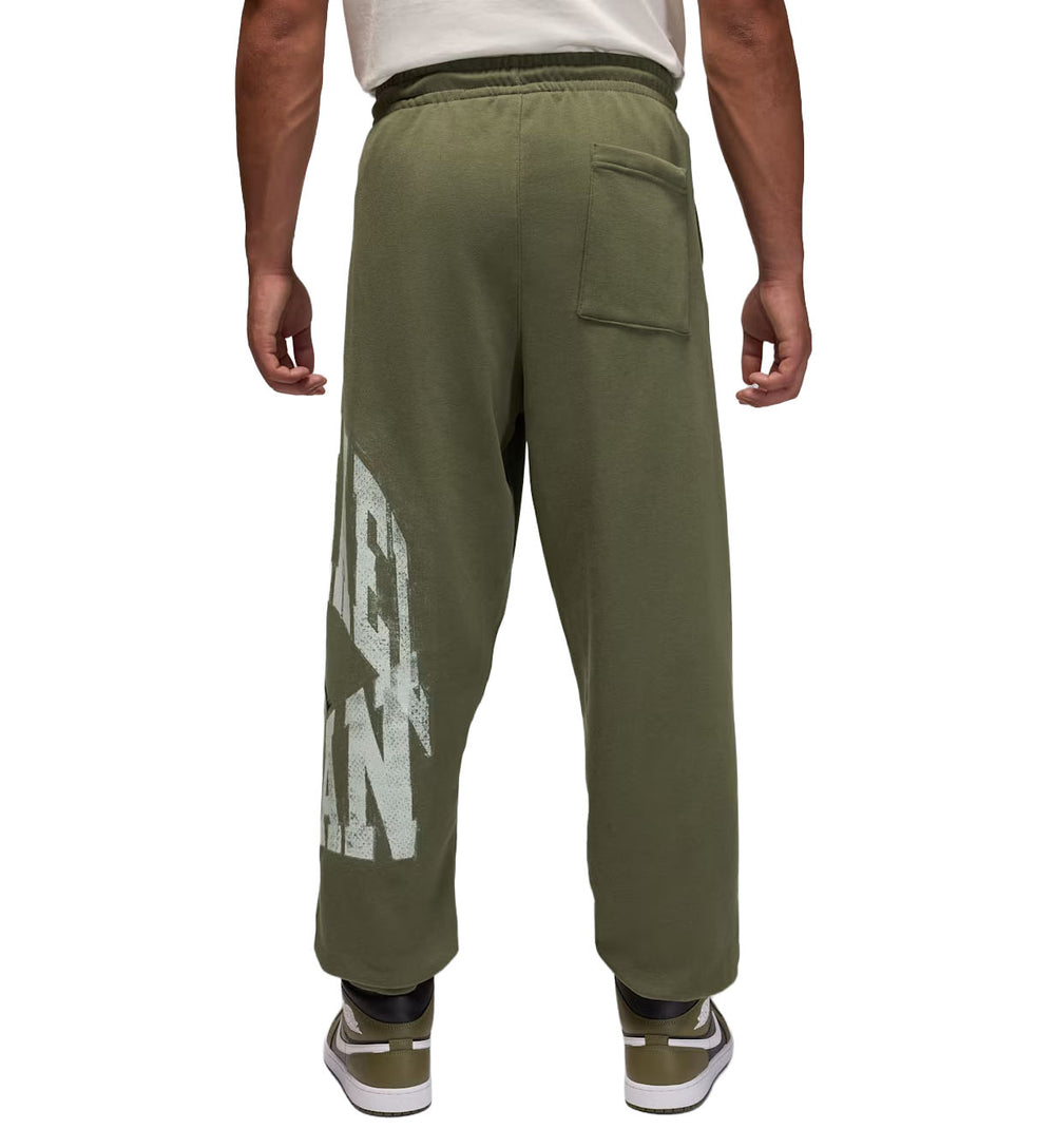 Jordan Brooklyn Men’s Collegiate Pants — Medium Olive/Black 