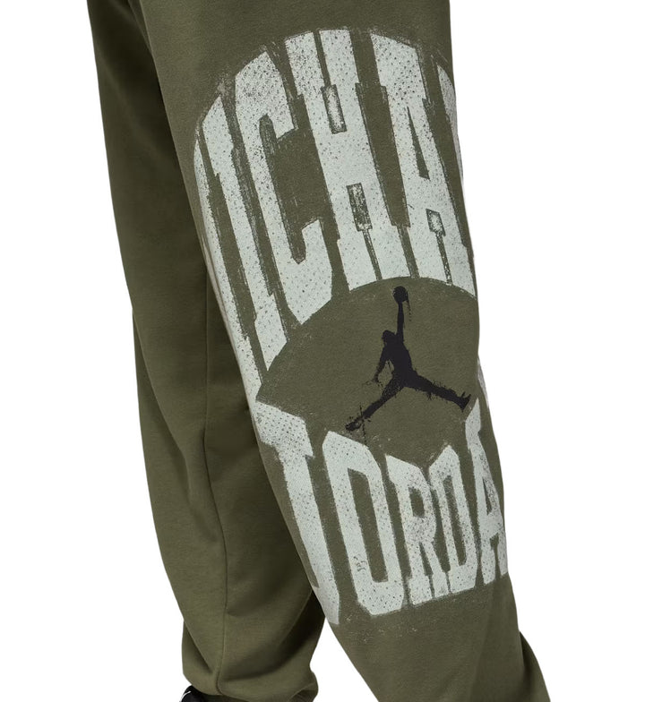 Jordan Brooklyn Men’s Collegiate Pants — Medium Olive/Black 