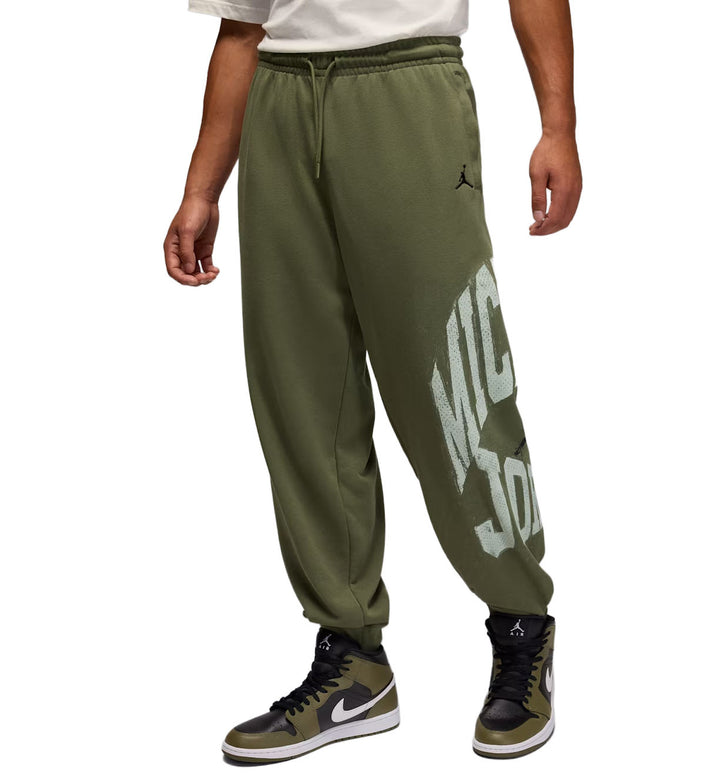 Jordan Brooklyn Men’s Collegiate Pants — Medium Olive/Black 