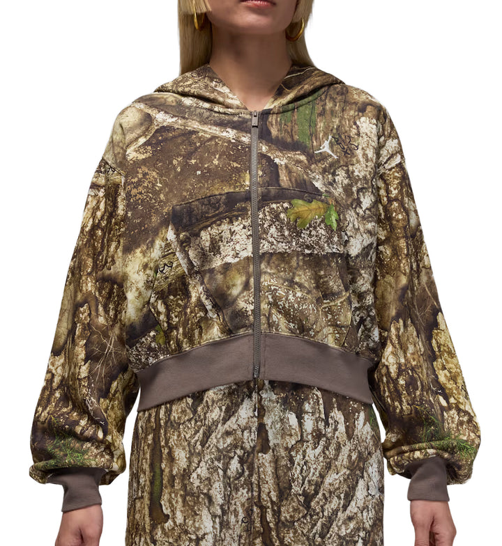 Jordan Brooklyn Fleece Women’s Realtree Mod Crop Full-Zip Hoodie