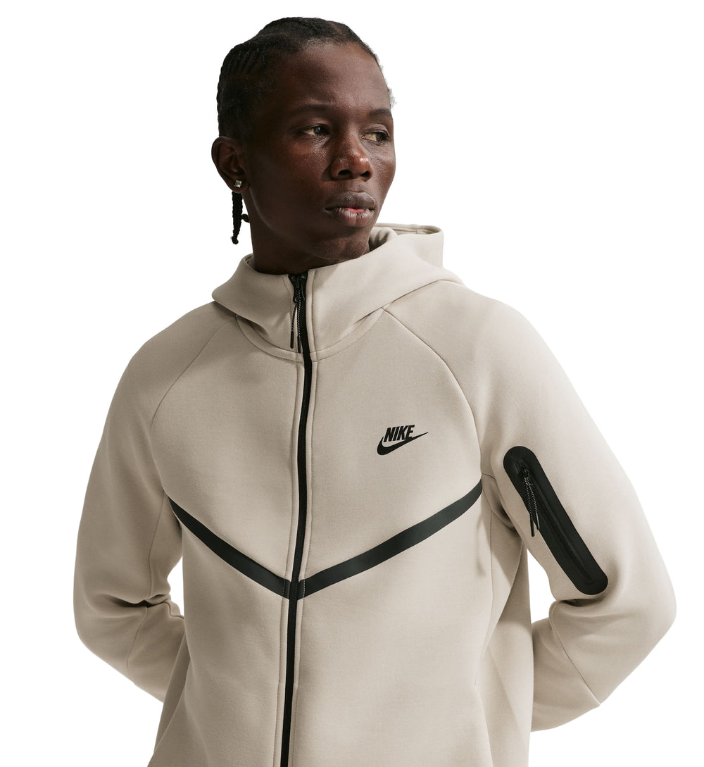 Nike Tech Men’s Fleece Windrunner Full-Zip Jacket “Cream II/Black” (HV0949-236)