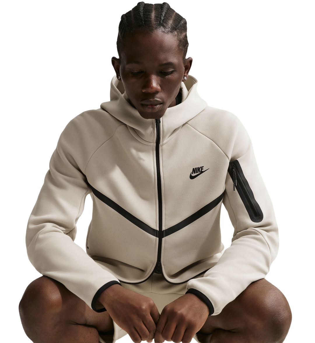 Nike Tech Men’s Fleece Windrunner Full-Zip Jacket “Cream II/Black” (HV0949-236)