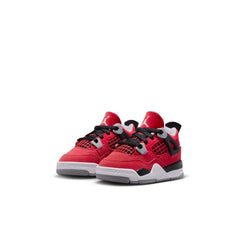 Jordan 4 Retro 'Toro Bravo' TD Fire Red/White/Black/Cement Grey HV4382-600 | Pro Feet