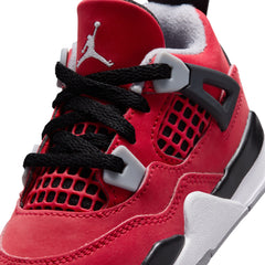 Jordan 4 Retro 'Toro Bravo' TD Fire Red/White/Black/Cement Grey HV4382-600 | Pro Feet