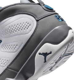 Air Jordan 9 Retro "Flint Grey" GS “White/French Blue/Flint Grey” (HV4574-100)