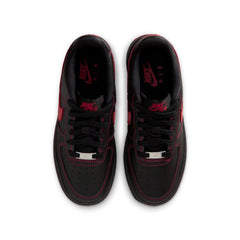 Nike Air Force 1 LV8 GS Black/Black/Black/University Red (HV4762-001) 