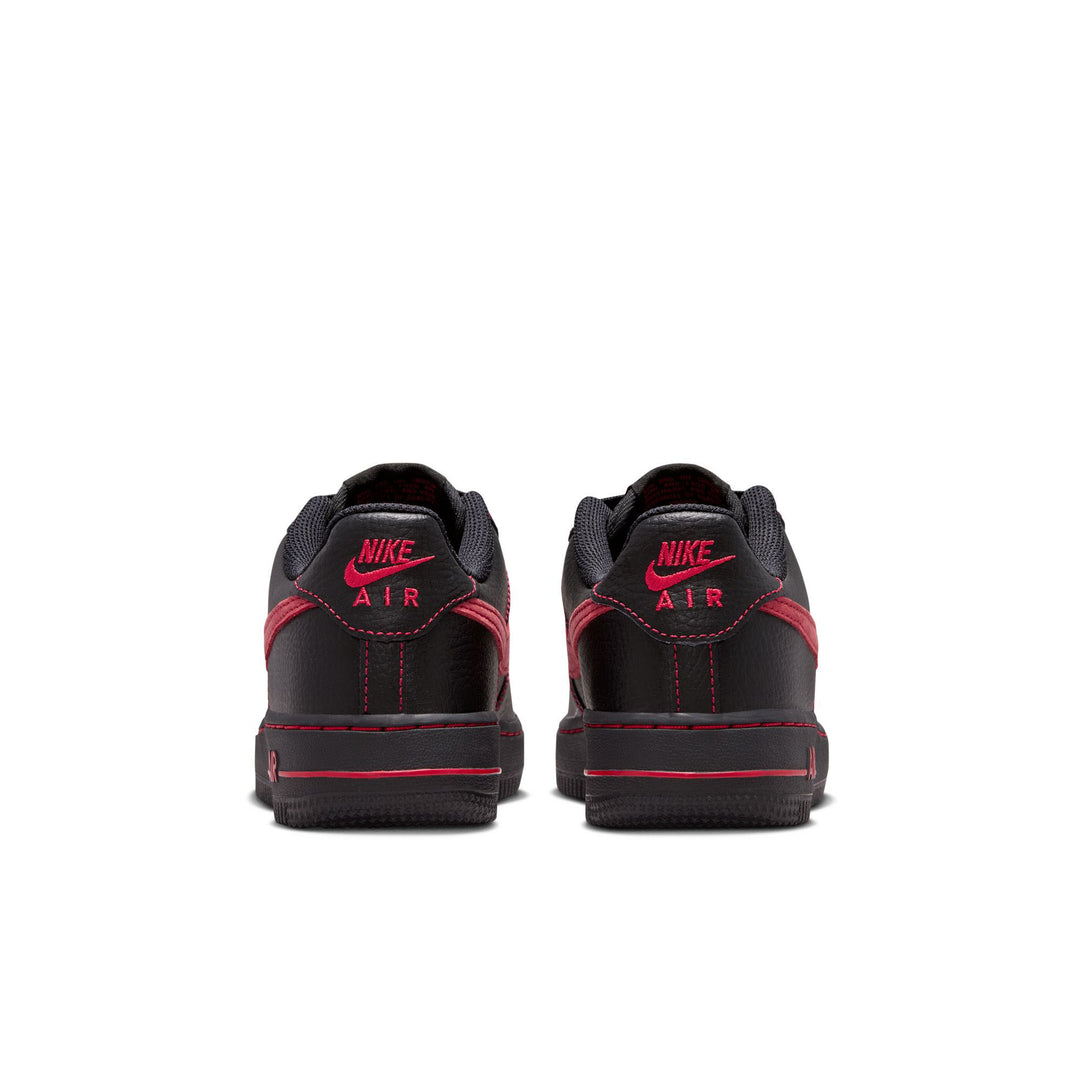 Nike Air Force 1 LV8 GS Black/Black/Black/University Red (HV4762-001) 