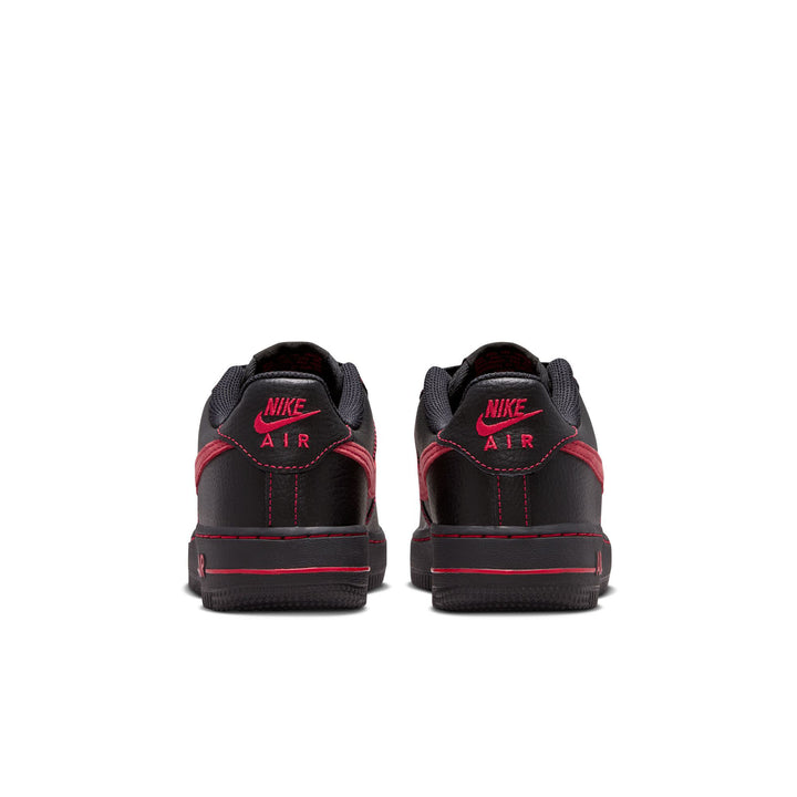 Nike Air Force 1 LV8 GS Black/Black/Black/University Red (HV4762-001) 
