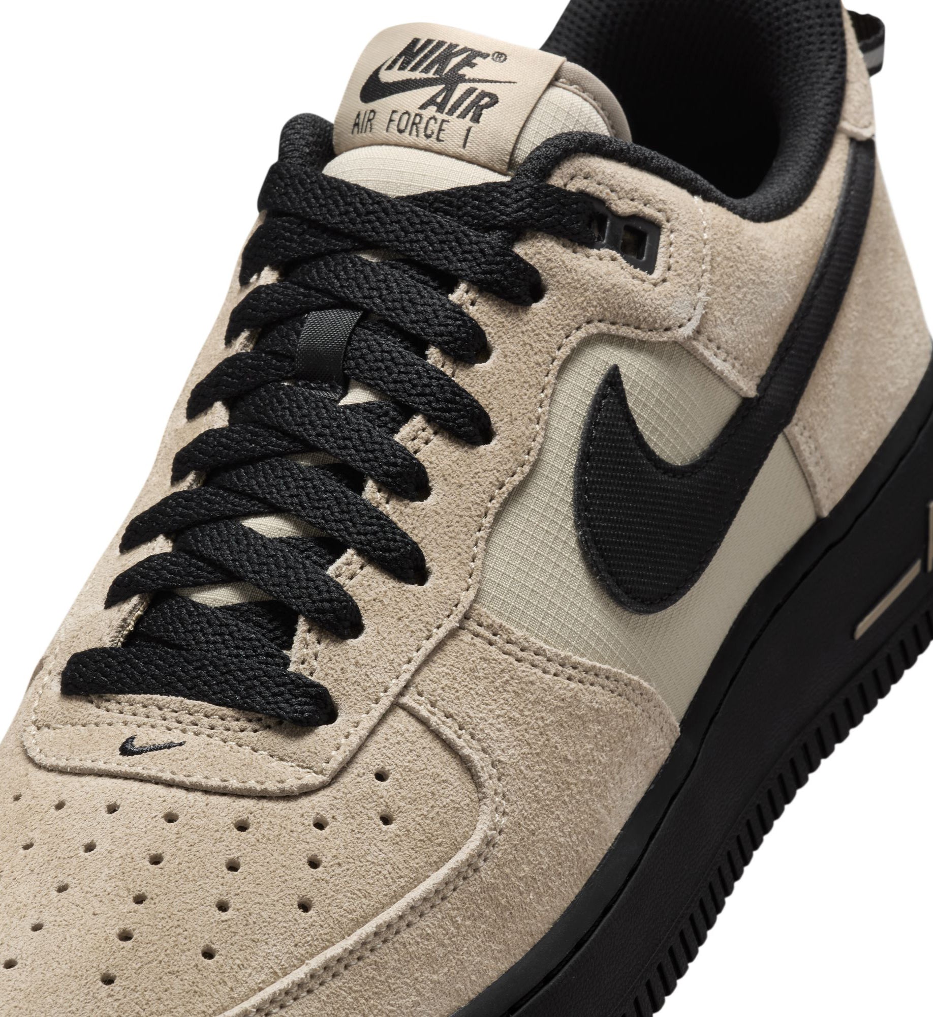 Nike Air Force 1 ’07 LV8 Men’s Shoes “Desert Khaki/Black/Light Khaki” (HV6526-200)