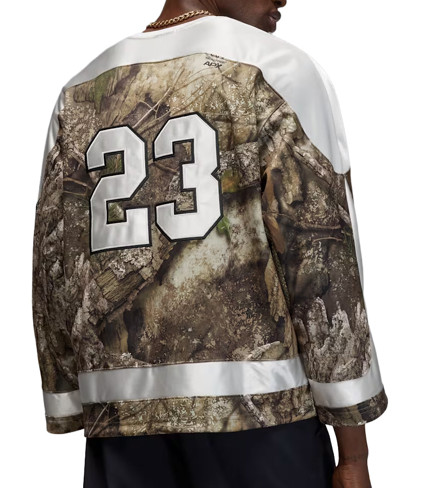 Jordan Brooklyn Realtree Hockey Jersey with number 23 on a white background