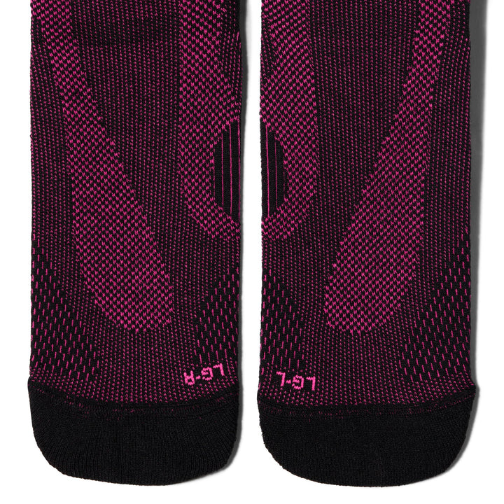 Nike Run Lightweight Micro-Crew Socks Black Hyper Pink IB6114-011 | Pro Feet
